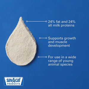 Sav-A-Caf Ultra 24 Multi Species Milk Replacer, 4-lb pouch