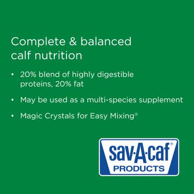 Show full view: Sav-A-Caf Value Calf Milk Replacer Cattle Supplement, 25-lb bag slide 3 of 5
