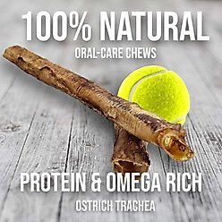 Savannah Pet Food Crunchy Ostrich Trachea Whole Dog Treat, 1 count slide 2 of 6