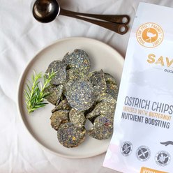 Savannah Pet Food Hypoallergenic Ostrich Chips Nutritious Butternut Dog Treats, 2.5-oz pouch slide 2 of 9