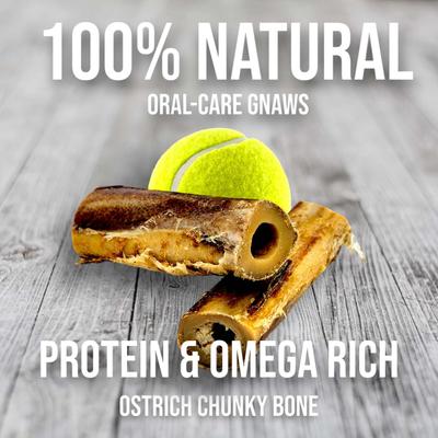 Show full view: Savannah Pet Food Ostrich Chunky Bones Dog Treats, 2 count slide 4 of 10