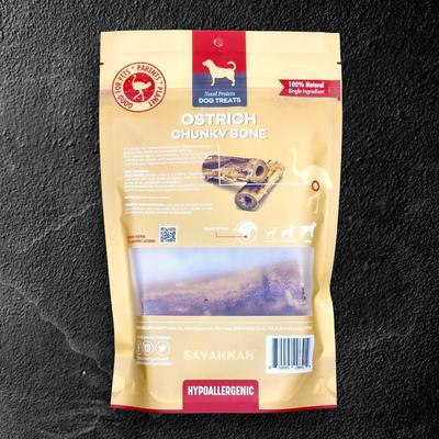 Show full view: Savannah Pet Food Ostrich Chunky Bones Dog Treats, 2 count slide 6 of 10