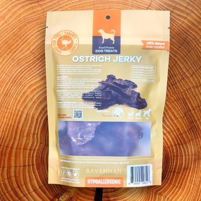 Show full view: Savannah Pet Food Tasty Ostrich Jerky Dog Treats, 2-oz pouch slide 5 of 8