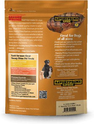Show full view: Savory Prime Beef Munchies Sticks 5" Dog Treats, 100 count slide 3 of 4