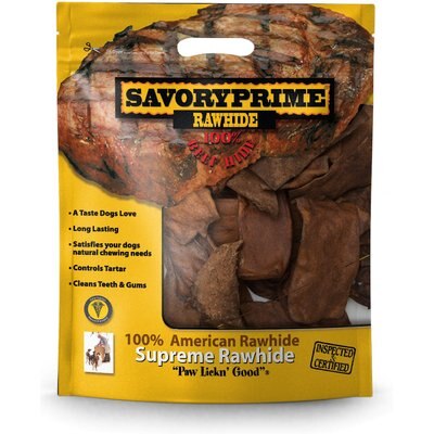 Savory Prime Savory Prime Rawhide Chips Beef Dog Treats, 32-oz bag