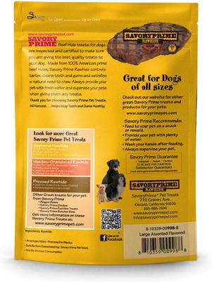 Show full view: Savory Prime Large Assorted Flavored Bones Dog Chews, 1.5-lb bag slide 3 of 5