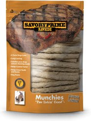 Savory Prime Rawhide Munchies Sticks 5" Dog Treats, 50 count