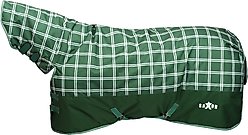 Saxon Defiant 1200D Combo Neck Medium Horse Turnout, Hunter Green/Plaid, 66-in slide 2 of 2
