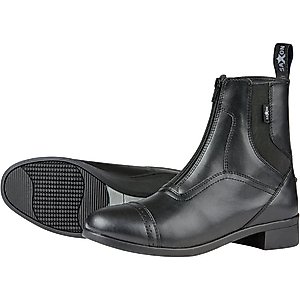 Saxon Syntovia Children's Zip Paddock Boots, Black, 2