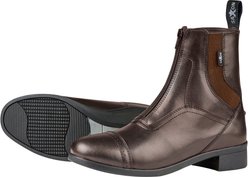 Saxon Syntovia Children's Zip Paddock Boots, Brown, 4