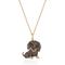 Show in main carousel: Scamper & Co 18K Yellow Gold Plated Sterling Silver Dachshund Pendant Necklace slide 1 of 5