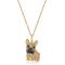 Show in main carousel: Scamper & Co 18K Yellow Gold Plated Sterling Silver French Bulldog Pendant Necklace slide 1 of 5