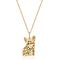 Show in main carousel: Scamper & Co 18K Yellow Gold Plated Sterling Silver French Bulldog Pendant Necklace slide 2 of 5