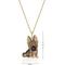 Show in main carousel: Scamper & Co 18K Yellow Gold Plated Sterling Silver German Shepherd Pendant Necklace slide 5 of 6