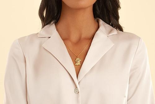 Show full view: Scamper & Co 18K Yellow Gold Plated Sterling Silver Poodle Pendant Necklace slide 3 of 5