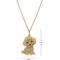 Show in main carousel: Scamper & Co 18K Yellow Gold Plated Sterling Silver Poodle Pendant Necklace slide 4 of 5
