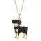 Show in main carousel: Scamper & Co Athletic Rottweiler Sterling Silver Pendant Necklace slide 1 of 3