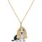 Show in main carousel: Scamper & Co Basset Hound Sterling Silver Pendant Necklace slide 1 of 3