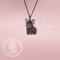 Show in main carousel: Scamper & Co Black French Bulldog Sterling Silver Pendant Necklace slide 3 of 3