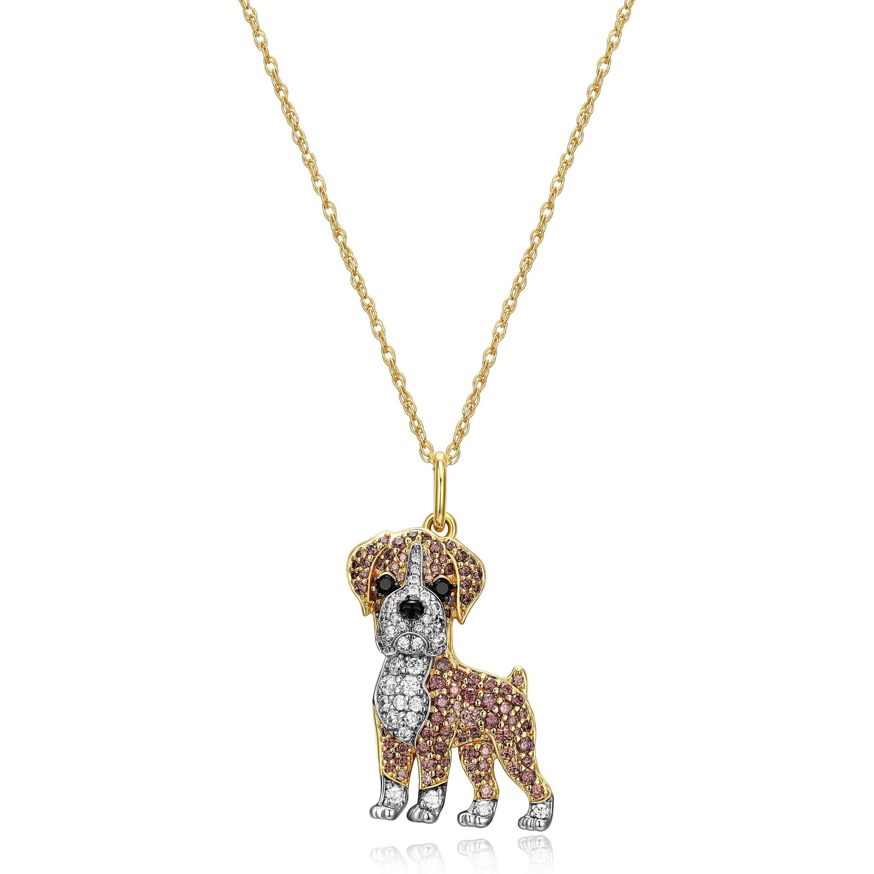Scamper & Co Boxer Sterling Silver Pendant Necklace