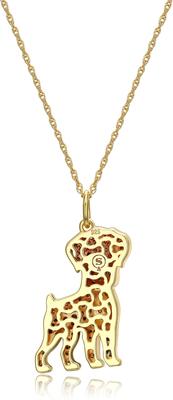 Show full view: Scamper & Co Boxer Sterling Silver Pendant Necklace slide 2 of 4