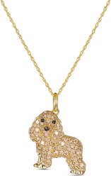 Scamper & Co Cocker Spaniel Sterling Silver Pendant Necklace