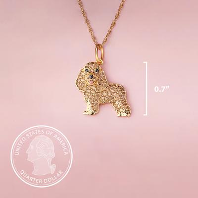 Show full view: Scamper & Co Cocker Spaniel Sterling Silver Pendant Necklace slide 3 of 3