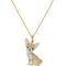 Show in main carousel: Scamper & Co Gold Cheeky Chihuahua Sterling Silver Pendant Necklace slide 1 of 3