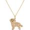 Show in main carousel: Scamper & Co Golden Retriever Sterling Silver Pendant Necklace slide 1 of 3