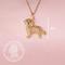 Show in main carousel: Scamper & Co Golden Retriever Sterling Silver Pendant Necklace slide 3 of 3