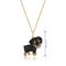 Show in main carousel: Scamper & Co Puppy Rottweiler Sterling Silver Pendant Necklace slide 3 of 3