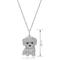 Show in main carousel: Scamper & Co Rhodium Plated Sterling Silver Maltese Pendant Necklace slide 5 of 6