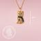 Show in main carousel: Scamper & Co Royal Yorkshire Terrier Puppy Sterling Silver Pendant Necklace slide 4 of 4