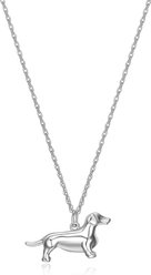 Scamper & Co Sterling Silver Dachshund Pendant Necklace