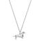 Show in main carousel: Scamper & Co Sterling Silver Dachshund Pendant Necklace slide 1 of 3