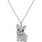 Show in main carousel: Scamper & Co White French Bulldog Sterling Silver Pendant Necklace slide 1 of 3