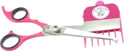 Scaredy Cut Silent Dog, Cat & Small Pet Grooming Kit, 16 piece, Pink, Left-Handed slide 2 of 7