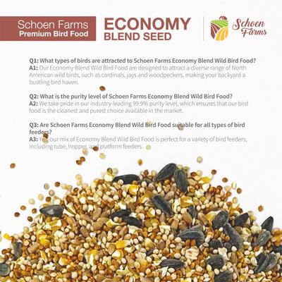 Show full view: Schoen Farms Economy Blend Seed Wild Bird Food, 6-lb bag slide 4 of 7