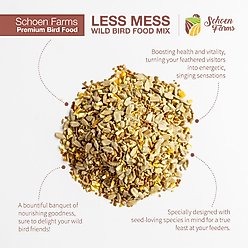 Schoen Farms Less Mess Wild Bird Food Mix, 5-lb bag slide 2 of 8