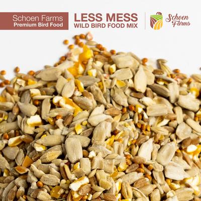 Show full view: Schoen Farms Less Mess Wild Bird Food Mix, 5-lb bag slide 4 of 9