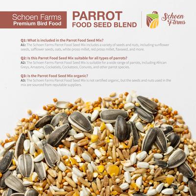 Show full view: Schoen Farms Parrot Food Seed-Blend Wild Bird Food, 6-lb bag slide 5 of 8