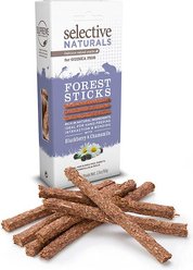 Science Selective Naturals Forest Sticks Guinea Pig Treats, 2.1-oz bag, case of 4