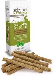 Science Selective Naturals Garden Sticks Rabbit Treats, 2.1-oz bag, case of 4