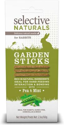Show full view: Science Selective Naturals Garden Sticks Rabbit Treats, 2.1-oz bag, case of 4 slide 3 of 7