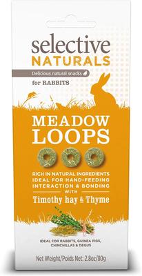 Show full view: Science Selective Naturals Meadow Loops Rabbit Treats, 2.8-oz bag, case of 4 slide 3 of 6