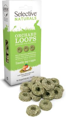 Show full view: Science Selective Orchard Loops Timothy Hay & Apple Small Animal Treats, 2.8-oz box, case of 4 slide 2 of 8
