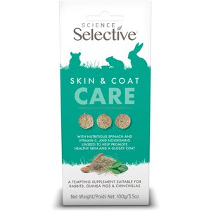 Science Selective Skin & Coat Care Supplement for Small Pets, 3.5-oz bag