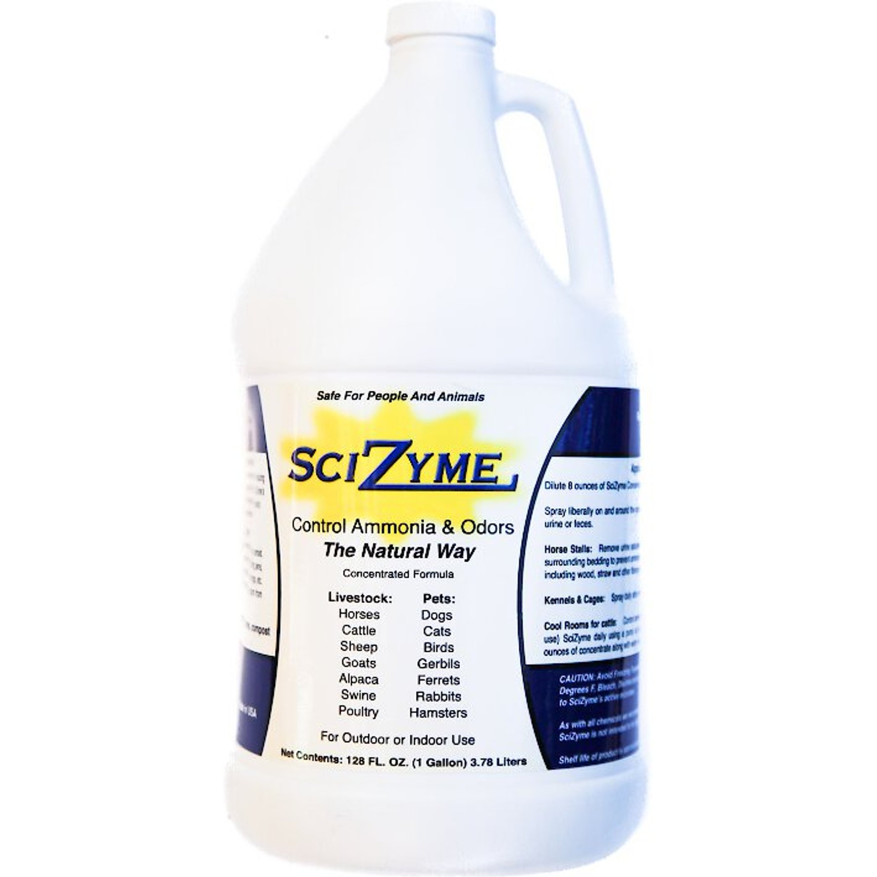 SciZyme Fresh 500 Odor Eliminator Concentrate, 128-oz bottle