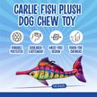 Show in main carousel: Scoochie Pet Carlie Fish Squeaky Plush Dog Chew Toy, 14-in slide 2 of 5