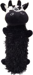 Scoochie Pet Christopher Cow Water Bottle Dog Chew Toy, 11-in